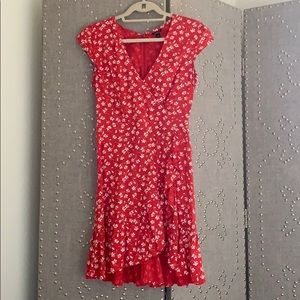 J Crew Mercantile Size 2, Red Sun Dress